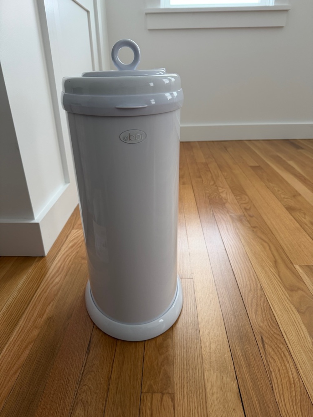 Ubbi White Diaper Pail